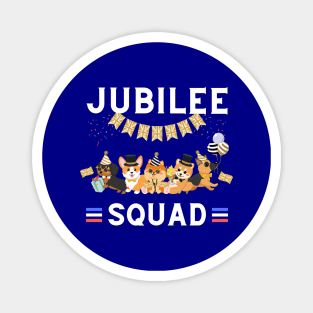 Jubilee Squad | Queen's Platinum Jubilee Party Pups Magnet